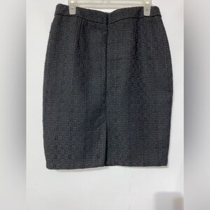 4/$20 Sale! Jaclyn smith Black Textured Tweed Pencil Skirt